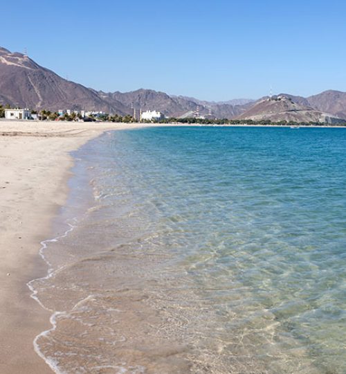 Beach in Khor Fakkan, Fujairah, United Arab Emirates